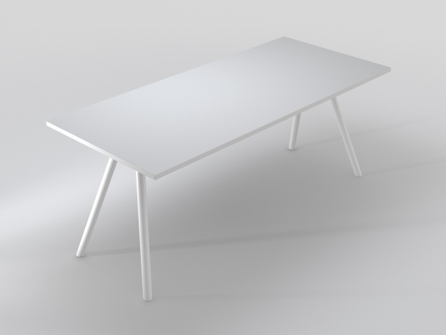 Metrik työpöytä 180x80, metalli jalat - Työpöydät - D276060 - 1