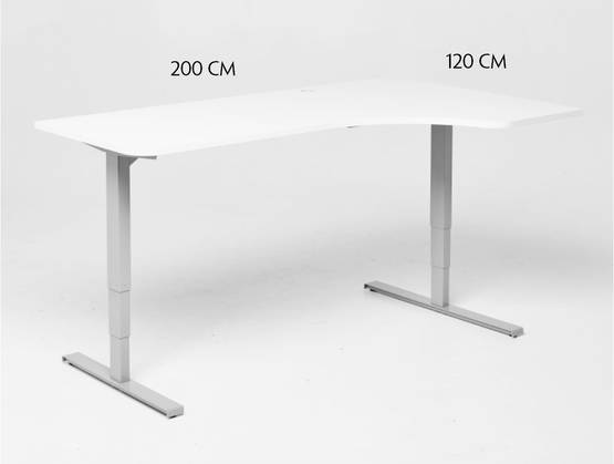 DIGI Kulmasähköpöytä 200x120cm - Työpöydät - DIG-sahko-200x120 - 1