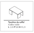 Lithos kahvipöytä 110 x 60 x41,5 - Sohvapöydät - D268032 - 3