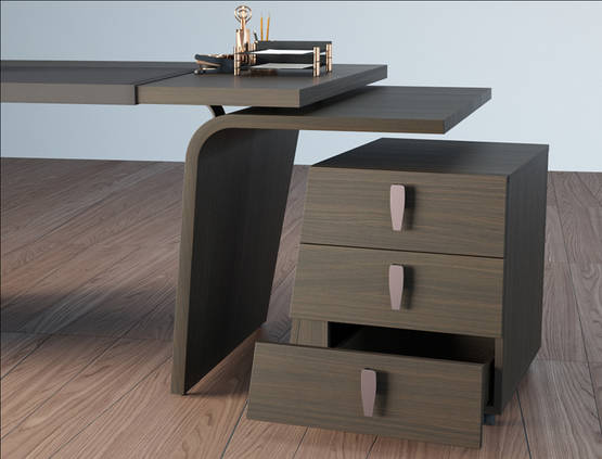 Larus vino laatikosto, 3 ltk - Pyörälliset laatikostot - D270216 - 1