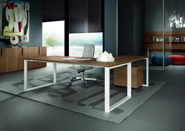 Biquadro johtajan kulmapöytä 200x200 cm - Johtajanpöydät - D273004-273018 - 1