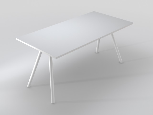 Metrik työpöytä 160x80, metalli jalat - Työpöydät - D276058 - 1