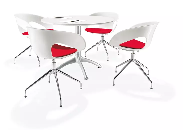 Krizia tuoli, kromi jalkarist. istuin C - Vierastuolit - KR4BS-C - 1