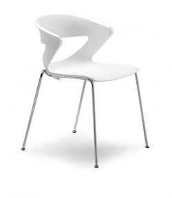 Kicca Tuoli, harmaa runko - Vierastuolit - KC1-AV - 1